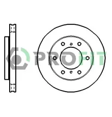 Тормозной диск Profit 5010-1384