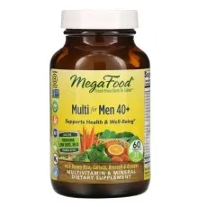 Мультивітамін MegaFood Мультивітаміни для чоловіків 40+, Multi for Men 40+, 60 табл (MGF-10317)