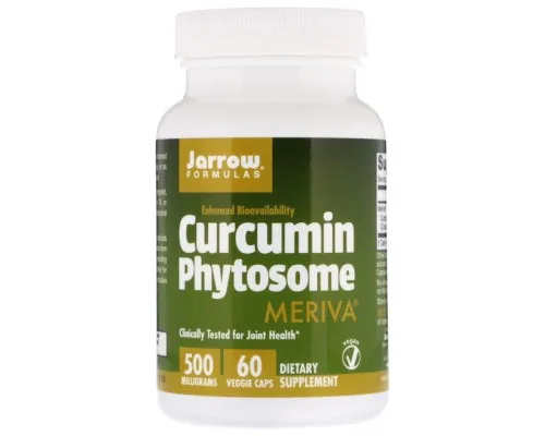 Антиоксидант Jarrow Formulas Фитосомы Куркумина 500 мг, Curcumin Phytosome Meriva, 60 ге (JRW-14086)