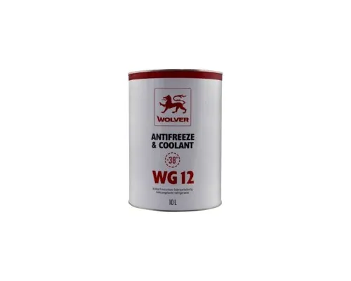 Антифриз Wolver WG12 червоний 10л (4260360944765)