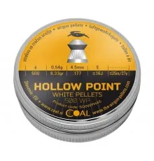 Пульки Coal Hollow Point 4,5 мм 500 шт/уп (500WPH45)