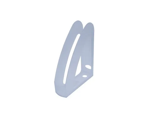 Лоток для бумаг Арника вертикальный РАДУГА,передняя стенка, прозрачный (80534)