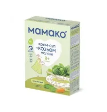 Детская каша MAMAKO Крем-суп из шпината на козьем мол,150г (4670017090255)