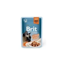 Вологий корм для кішок Brit Premium Cat 85 г (філе індички в соусі) (8595602518531)