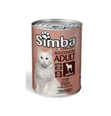 Консервы для кошек Simba Cat Wet ягненок 415 г (8009470009546)