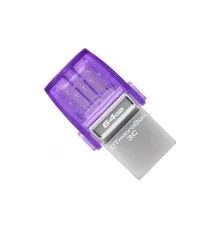 USB флеш накопичувач Kingston 64GB DataTraveler microDuo 3C USB 3.2/Type C (DTDUO3CG3/64GB)
