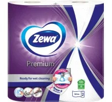 Бумажные полотенца Zewa Premium 2 слоя 90 отрывов 2 рулона (7322541191331)