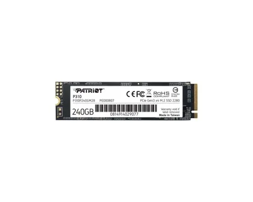 Накопитель SSD M.2 2280 240GB Patriot (P310P240GM28)