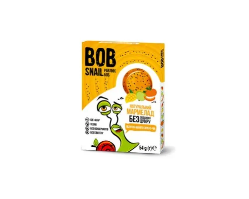 Мармелад Bob Snail Манго Гарбуз Чіа 54г (4820219341147)