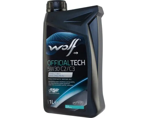 Моторное масло Wolf OFFICIALTECH 5W30 C2/C3 1л (8332371)