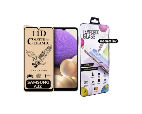Скло захисне Drobak Matte Ceramics Samsung Galaxy A32 4G (494918)