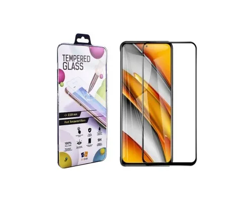 Скло захисне Drobak Poco F3 Black Frame A+ (494902)