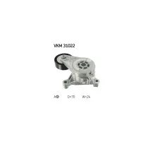 Натяжитель ремня с роликом SKF VKM 31022