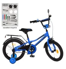 Дитячий велосипед Prof1 18" Prime Синій (Y18223 blue)