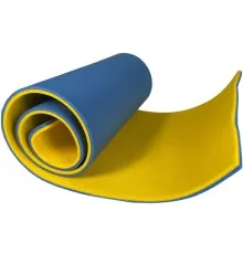 Туристичний килимок Poputchik 16 х 1800 х 600 мм Жовто-блакитний (16-077-IS)