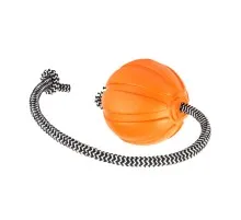 Игрушка для собак Liker Cord Мячик с веревкой 7 см (6296)