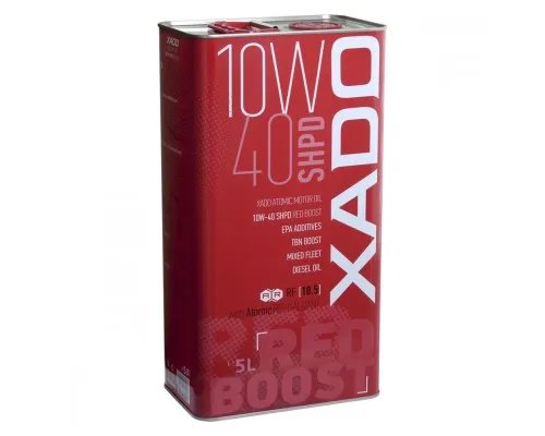 Моторное масло Xado 10W-40 SHPD, Red Boost 5 л (XA 26349)