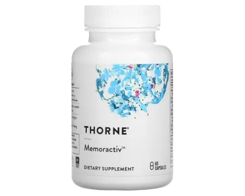 Вітамінно-мінеральний комплекс Thorne Research Комплекс для підтримки памяті та мозку, Меморактив, Memorac (THR-73702)