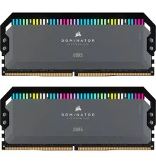 Модуль памяти для компьютера DDR5 32GB (2x16GB) 6000 MHz Dominator Platinum RGB Gray Corsair (CMT32GX5M2D6000Z36)
