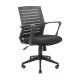 Офісне крісло Richman Флеш Ю Пластик М-1 (Tilt) Сітка чорна + сіра (ADD0003096)