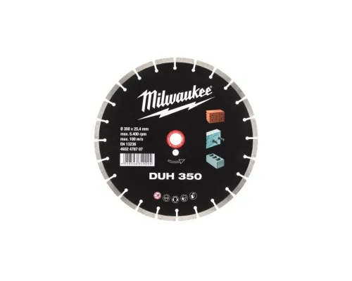 Круг отрезной Milwaukee алмазный DUH 350 для бетона (4932478707)