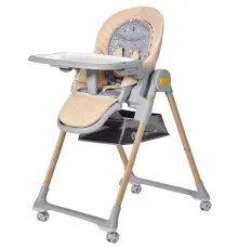 Стілець для годування Kinderkraft Lastree Beige Wood (5902533917303)