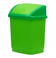 Контейнер для мусора Горизонт Домик Салатовый 1.7 л (гор-02034/салатовий)