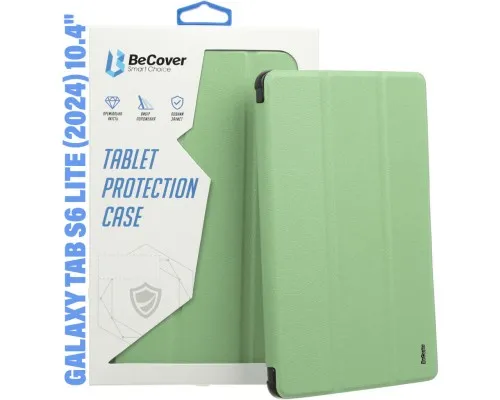 Чехол для планшета BeCover Soft Edge Stylus Mount Samsung Tab S6 Lite (2024) 10.4" P620/P625/P627 Green (710842)