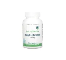 Амінокислота Seeking Health Ацетил-L-Карнітін, 500 мг, Acetyl-L-Carnitine, 90 вегетаріанських кан. (SKH-52008)