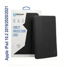 Чохол до планшета BeCover Tri Fold Hard Apple iPad 10.2 2019/2020/2021 Black (706864) (706864)