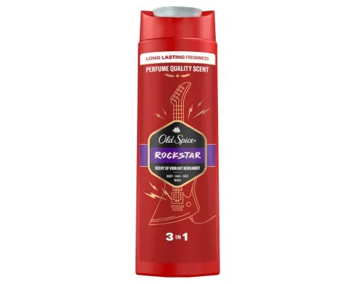 Гель для душа Old Spice 3-в-1 Rockstar 400 мл (8700216232746)