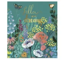 Зошит Yes А5 Follow your dreams 48 аркушів клітинка (766872)