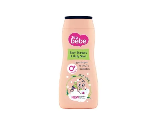 Детский шампунь Teo bebe Алоэ 2 в 1 Для волос и тела 400 мл (3800024045325)