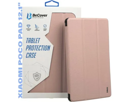 Чехол для планшета BeCover Flexible TPU Mate Xiaomi Poco Pad 12.1" Rose Gold (711587)