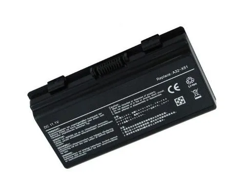 Акумулятор до ноутбука ASUS X51H (A32-T12, AS5151LH) 11.1V 5200mAh PowerPlant (NB00000011)