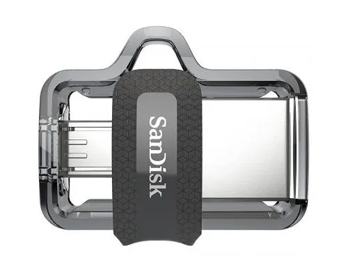 USB флеш накопитель SanDisk 64GB Ultra Dual Black USB 3.0 OTG (SDDD3-064G-G46)