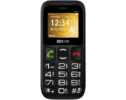 Мобильный телефон Maxcom MM426 Black