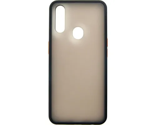 Чохол до мобільного телефона Dengos Matt OPPO A31, black (DG-TPU-MATT-49) (DG-TPU-MATT-49)