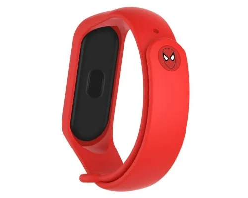 Ремінець до фітнес браслета Armorstandart Superhero Edition для Xiaomi Mi Band 5 Spider Man Red (ARM57066)