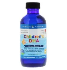 Жирні кислоти Nordic Naturals Риб'ячий жир (ДГК) для Дітей, зі Смаком Полуниці, Children's (NOR-56780)