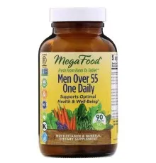 Мультивітамін MegaFood Мультивітаміни для чоловіків 55+, Men Over 55 One Daily, 90 (MGF-10356)