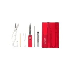 Ніж Victorinox SwissCard Transparent Red (0.7100.T)