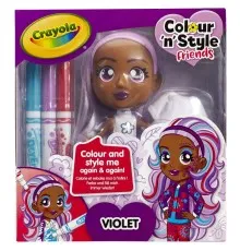 Набор для творчества Crayola Colour n Style Стильные девушки Виолетта (918939.005)