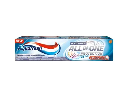 Зубная паста Aquafresh All in One отбеливающая 100 мл (5054563058591)