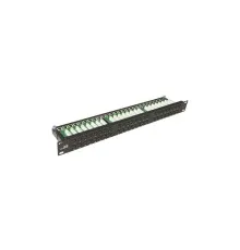 Патч-панель 19" 48xRJ-45 UTP cat. 5е, DUAL type, 1U Merlion (ML-2264-CAT.5E)