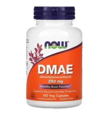 Аминокислота Now Foods DMAE (диметиламиноэтанол) 250мг, 100 вегетарианских капсул (NOW-03090)