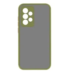 Чехол для мобильного телефона MAKE Samsung A73 Frame (Matte PC+TPU) Green (MCMF-SA73GN)