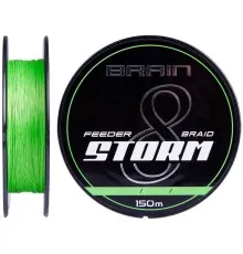 Шнур Brain fishing Storm 8X 150m 0.14mm 20lb/9.0kg Lime (1858.51.99)