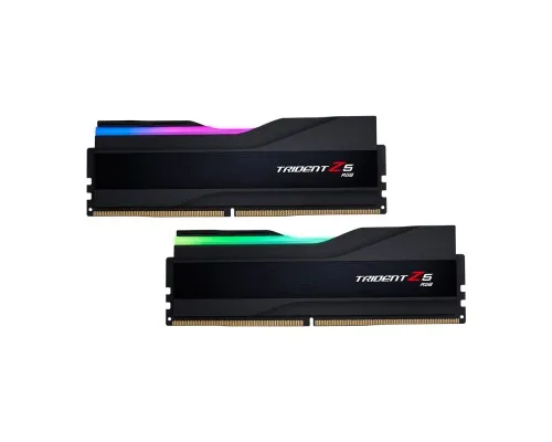 Модуль памяті для компютера DDR5 32GB (2x16GB) 6400 Trident Z5 RGB Black G.Skill (F5-6400J3239G16GX2-TZ5RK)