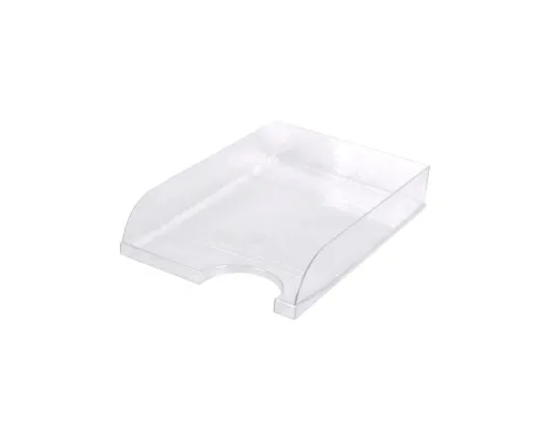 Лоток для бумаг Economix горизонтальный пластик, прозрачный (E31804-00)